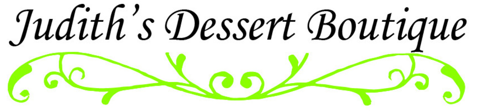 logo for judith's dessert boutique